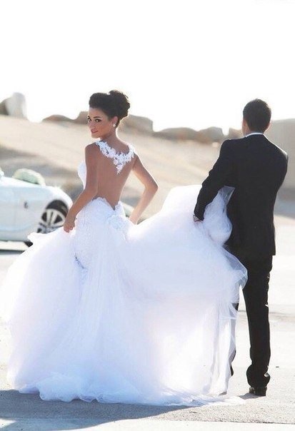 fashion, dress and wedding dress