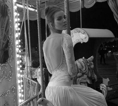 black, b&w and carousel