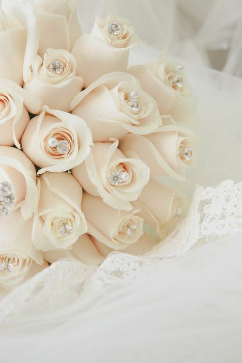 beautiful, roses, bridal and cute