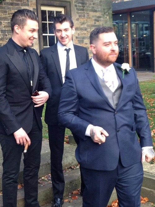 alex turner, boys, andy nicholson and matt helders