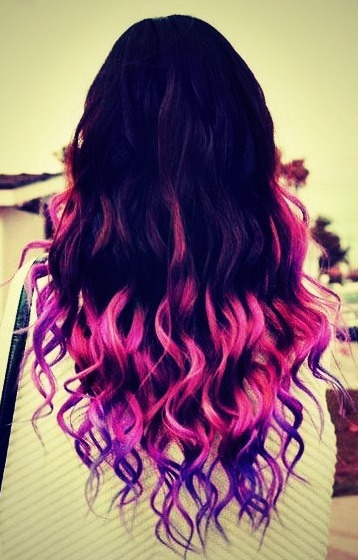 hair, ombre hairstyle and wedding hair
