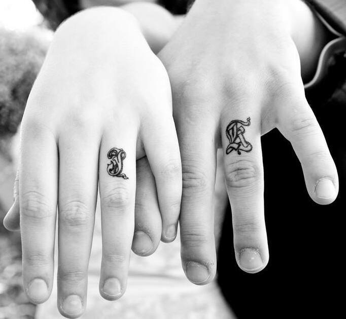 tattoo, wedding tattoo and wedding rings idea