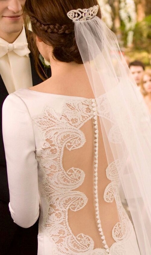 wedding dress, smile edward smile, twilight and bella