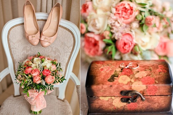 wedding wedding dresses, wedding rings and bridal bouquet