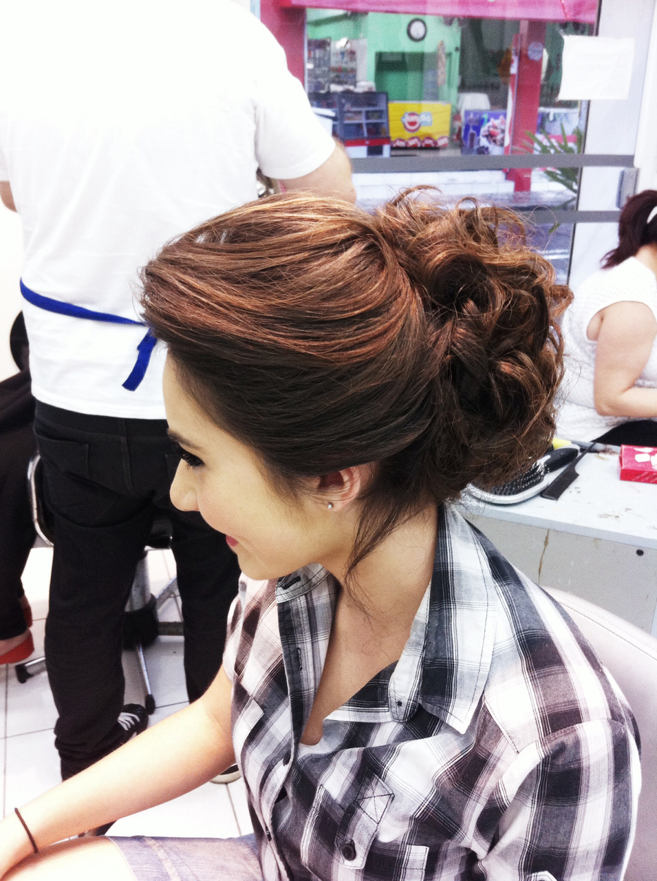 girl, brown hair, hair and cute