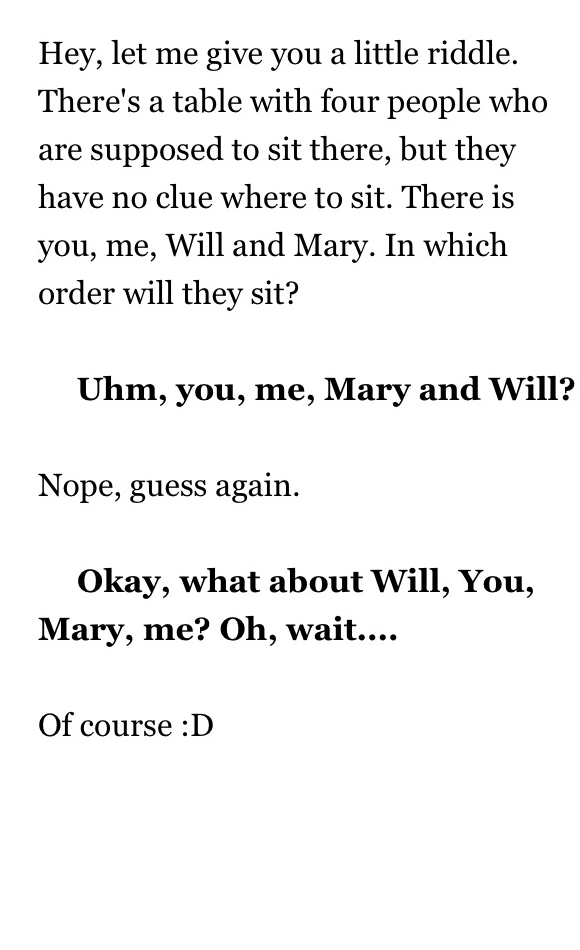 question, proposal, Awe and cute