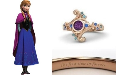 frozen, ring and disney