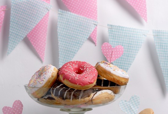 pink, donut and candy bar