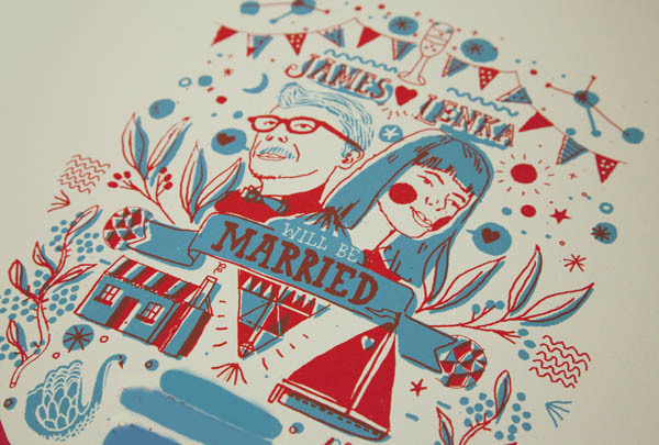 graphic design, wedding invitation and design
