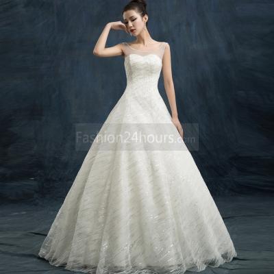sequined, wedding dresses and a-line