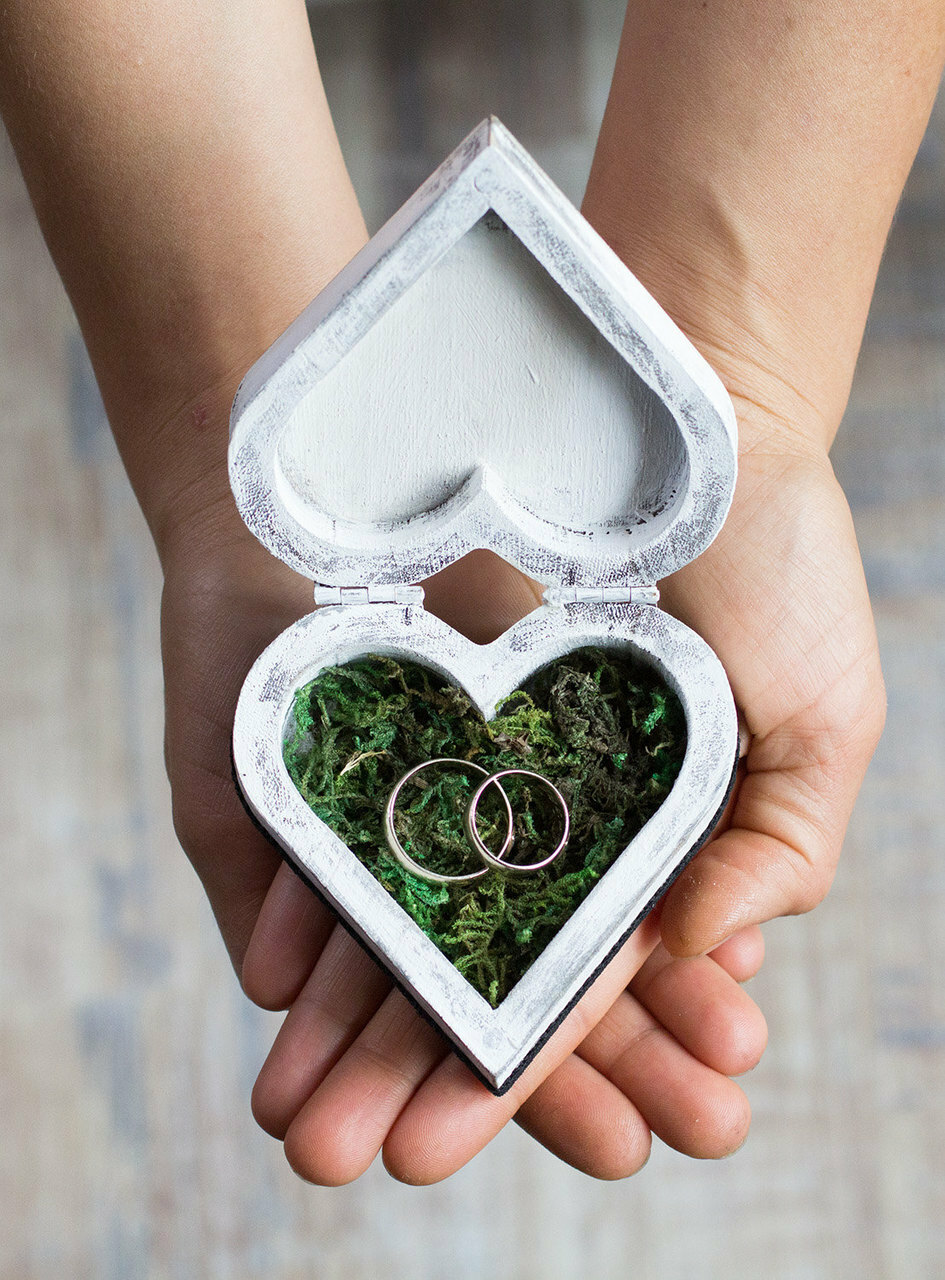 bride, rings, heart and groom