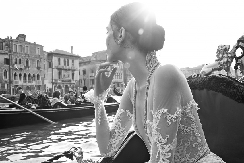 stunning, Couture, wedding dress and venice