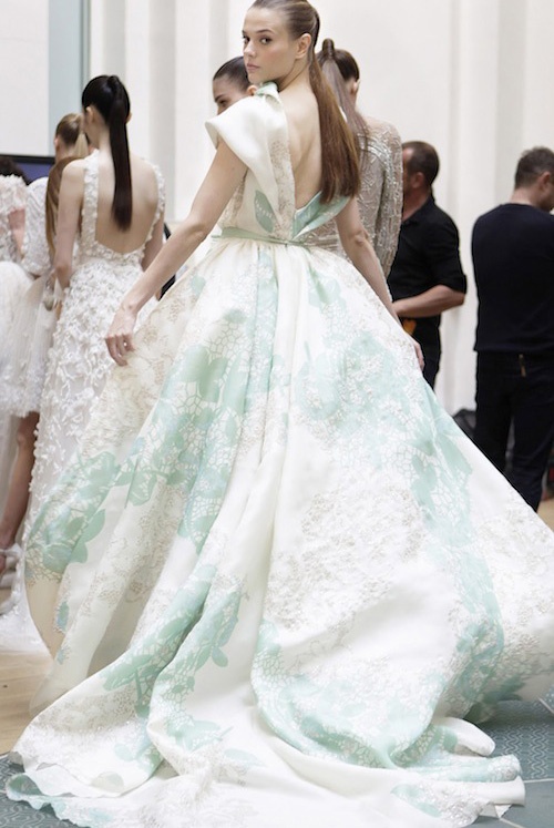 princess dress, eli saab, white dress and model