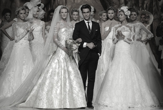 Couture, runway and models