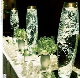 flowers, centerpieces and nice