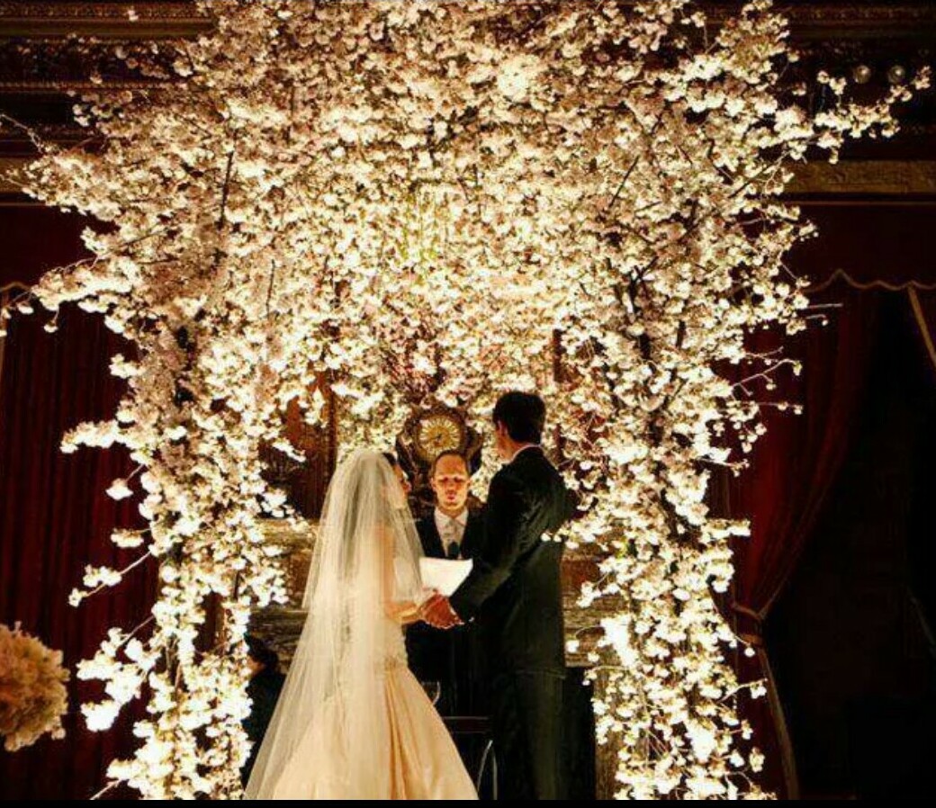 love, bride, pastor and flowers