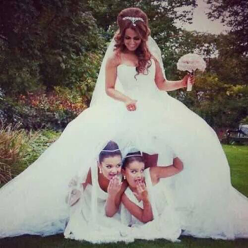 love, friends, wedding dress and perfect