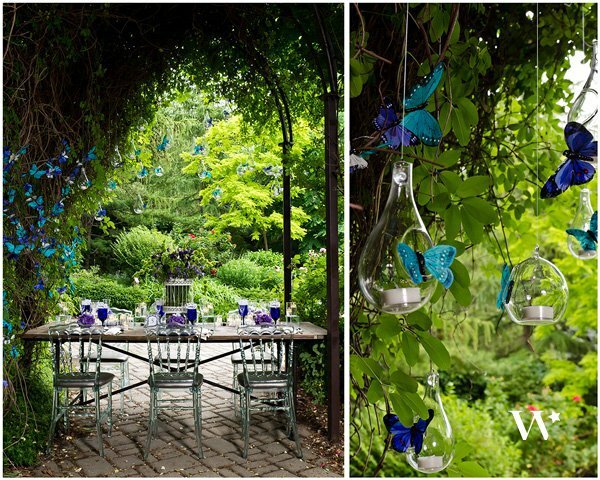 outdoor, butterflies, tablescape and decor