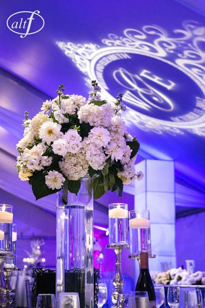 flowers, reception, decor and candle