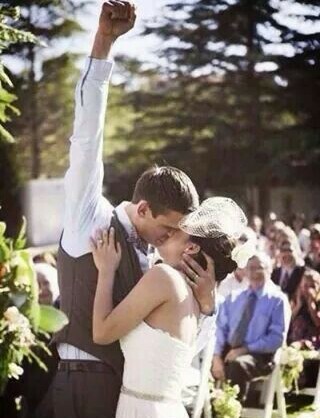 gesture, wedding day and kiss