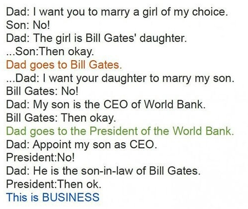 buisness, smile and world bank