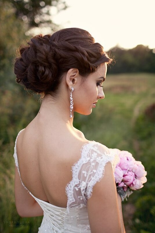 fashion, dress, wedding dress and back