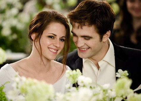 white, bella swan and robert pattinson