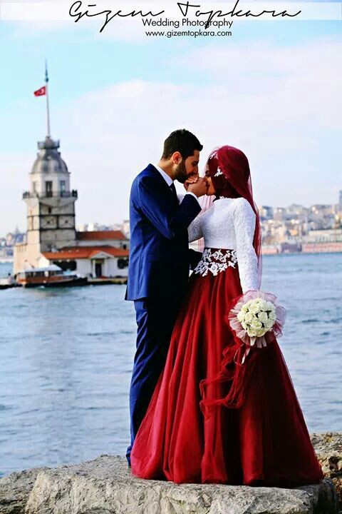 couple, mariage, muslim and hijab