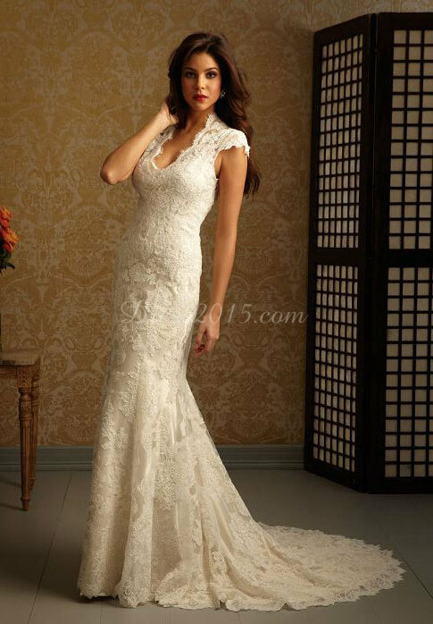 bridal dress, embroidery flowers, wedding gown and lace
