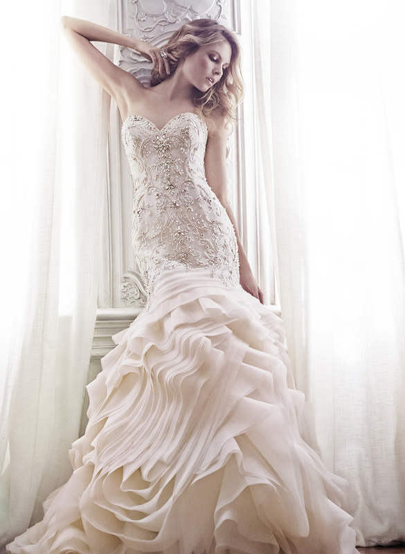 bridal dress and wedding dress