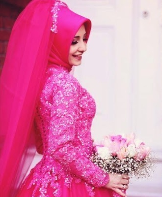 cute, hijab and pinky