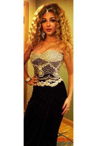 myriam fares, love and dress