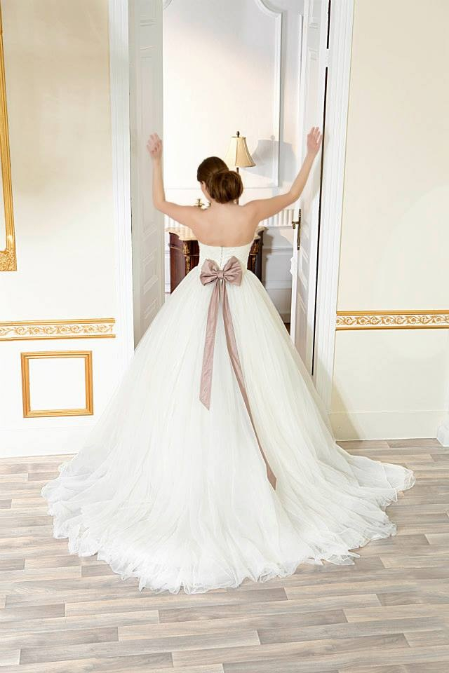 white, model, wedding dress and room