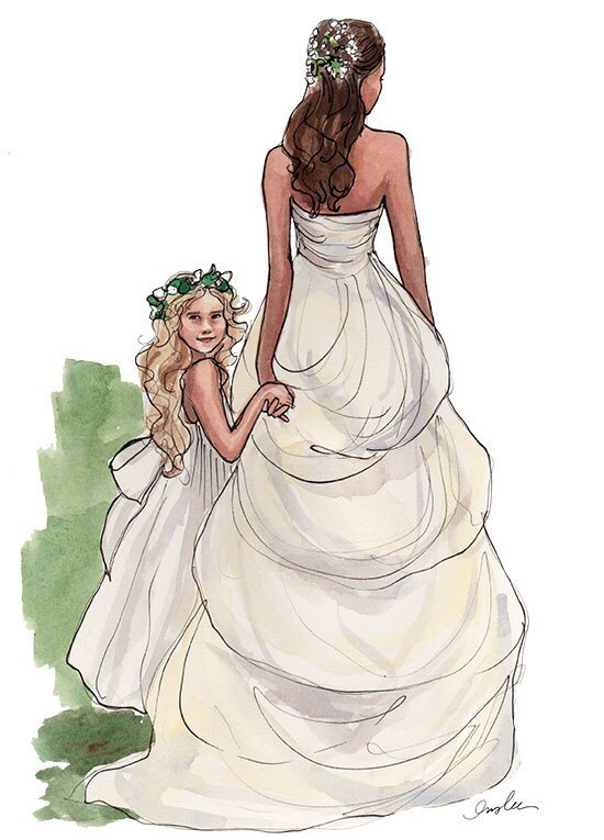 little princess, draw, braid and art