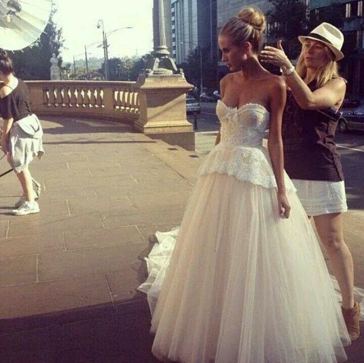 beauty, fancy, elegant and wedding dress