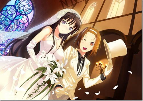 marriage, anime and girls love