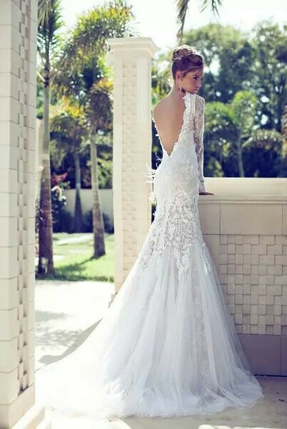 beautiful, backless and dress
