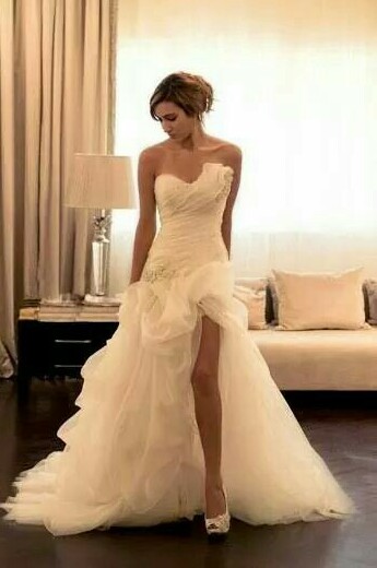 dress, bride and fashion
