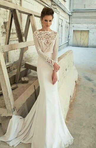 bun, bride and white lace