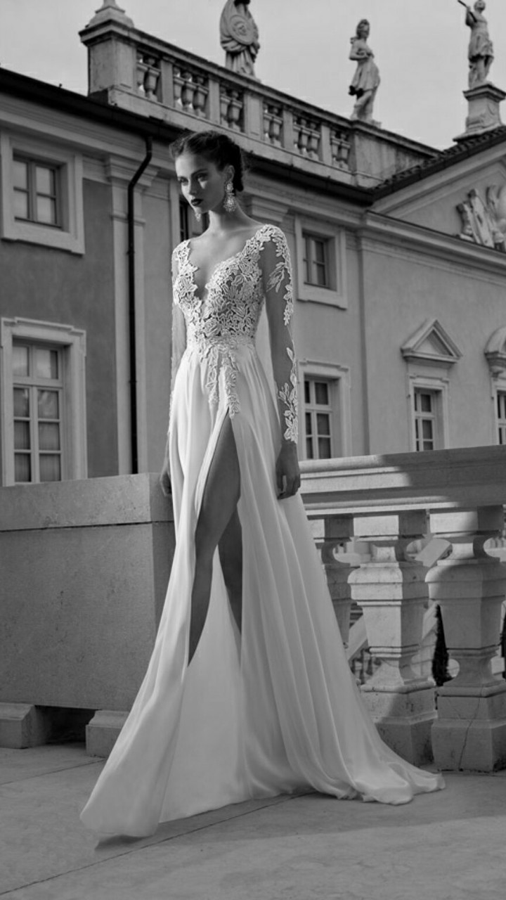 weddingdress, dress and white