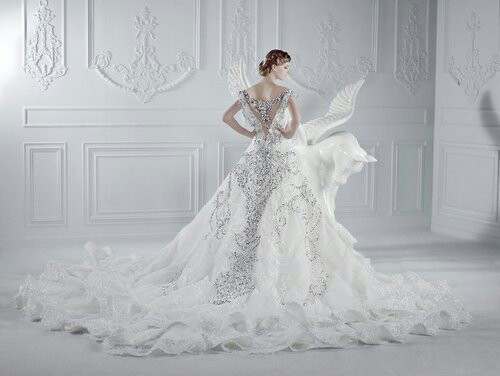 bridal, wedding dress and michael cinco