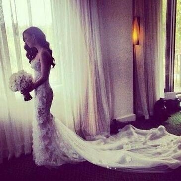 dress, white and flower