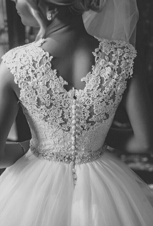 white, wedding dress, lace and bride