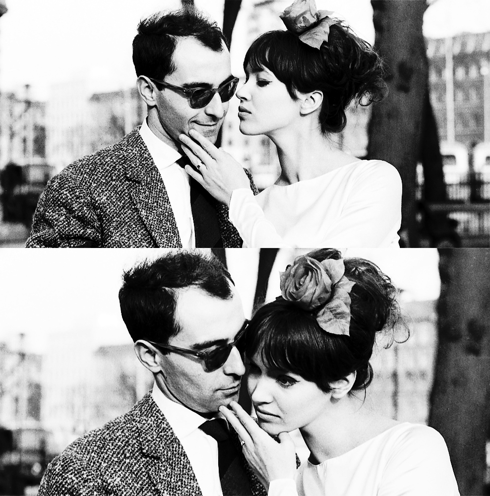 jean-luc godard, cue, anna karina and black white
