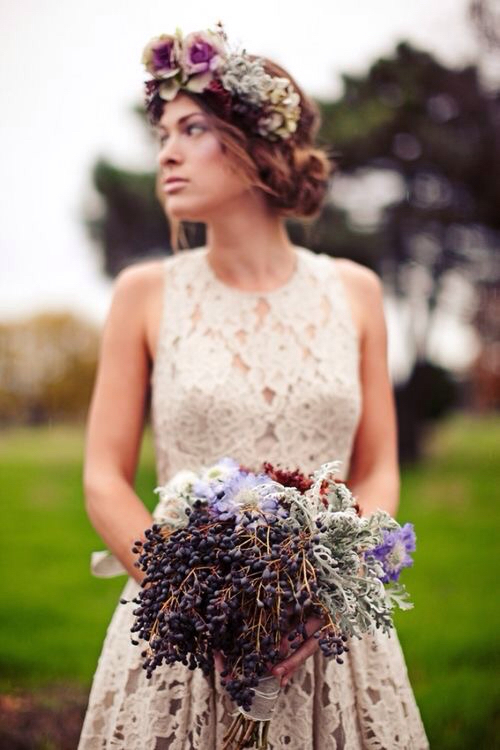 iheartit, flowers, bride and lace