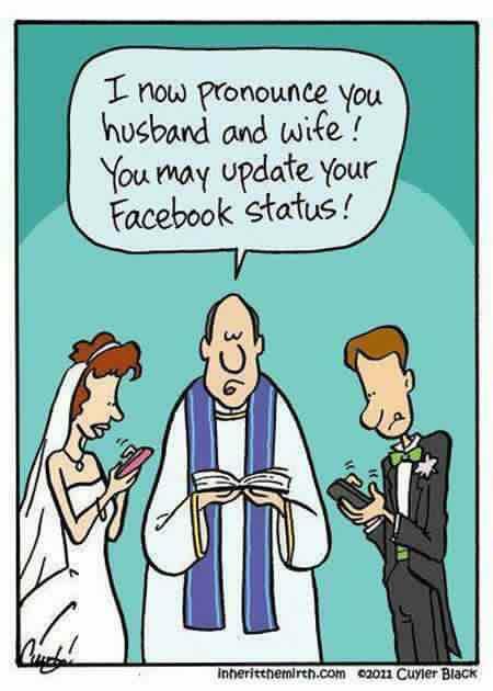 status, facebook and marriage