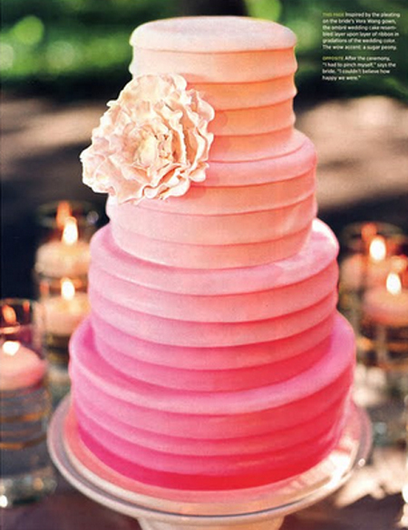 ombre, trends and cakes