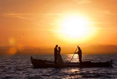 sea, boat and view