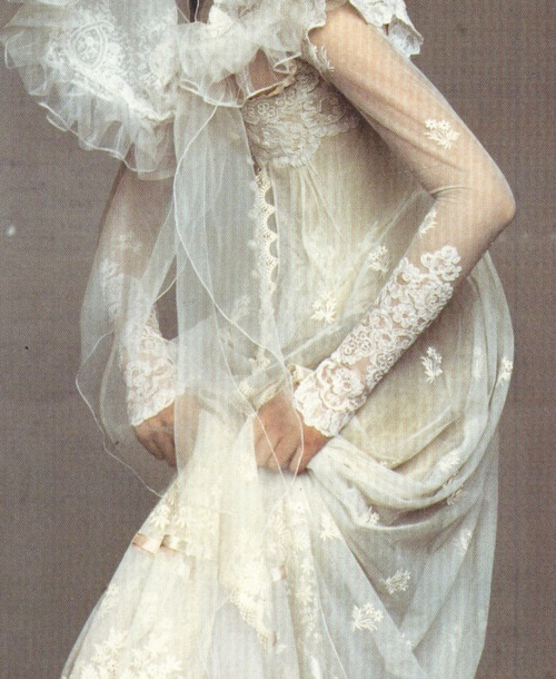 woman, stile, vintage and wedding dress
