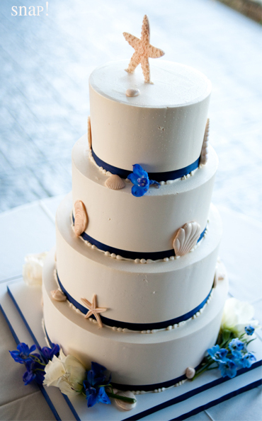blue, weddings and cake